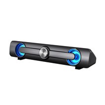 사운드바벽걸이 크리에이티브스피커 5.1채널 usb 유선 스피커 컴퓨터 블루투스 스피커 led 라이트 바 스테레오 서브우퍼 저음 스피커 서라운드 사운드 박스 pc 노트북 전화, 블루투스 버전 없음