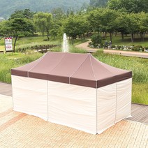 프리폼 프리미엄천막3x4.5 방수 대형 함마톤 알루미늄 접이식 캐노피천막, 1개, P민자풀 3x4.5 화이트