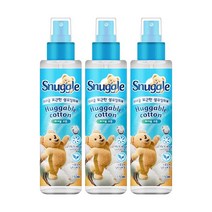 스너글 섬유탈취제 허거블 코튼, 150ml, 3개