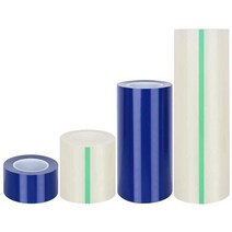 보양재 필름 승강기 정전기방지 긁힘방지 보양제 시트, (투명 블루 필름) 폭 6.0cm x 길이 150m