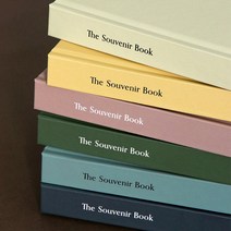 고급스런 클래식 레터링 디자인 하드커버 양장제본 B6 유선노트 사무노트, 아이보리