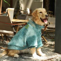 개타고니아 웰시코기옷 강아지 털옷 대형견 중형견 후리스 뽀글이, A.그린 + 3XL(15-21kg)