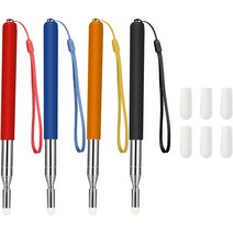 4 Pieces Retractable Teacher Pointer Telescopic Teaching Pointer Presenter Whiteboard Pointer and La, 1
