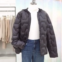 셀러허브 1 ab.f.z sh06 오리털 니트후드 경량패딩 AFW4HD33K