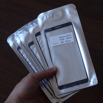 5PCS 터치 패널 전면 외부 유리 렌즈 + 삼성 호환 갤럭시 A01 A01 코어 LCD 유리 커버에 대 한 OCA 필름 교, 01 A01_01 Glass with OCA