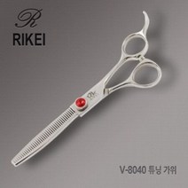 애견 중급숱가위 강아지 미용애견미용가위 40방