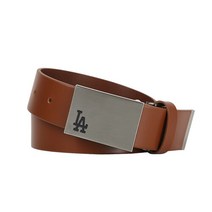 [MLB] 골프벨트 LA Dodgers Solid Leather Golf Belt (Tan) / BL185UGEBL006