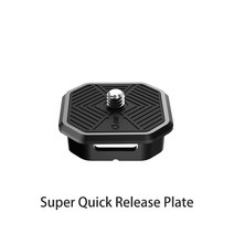 울란지 클로 퀵 릴리스 플레이트 클램프 DSLR Gopro 액션 카메라 삼각대 어댑터 마운트 플레이트 보드 숄더, 06 05_01 CHINA, 1개