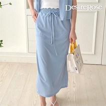 디자이어로즈 [디자이어로즈] 여성 밴딩 여름 스트레이트 스커트 3color