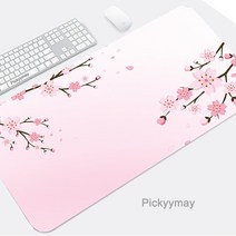 마우스 손목쿠션 손목받침대 손목보호대블랙 마우스 패드 벚꽃 데스크 매트 핑크 사쿠라 쿠션 키보드 컴퓨, 07 7_11 400x900x3mm