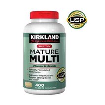 Kirkland Signature 커클랜드 시그니처 어덜트 50+ Mature 멀티 비타민 & 미네랄 400정, 3개
