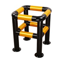 스틸 볼라드 ㄱ ㄷ 형 앙카식 기둥 소화전 보호대, L형 이중층 50x50x60cm