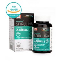 캐나다 스피루리나 캡슐 타블렛 정 피부건강 영양제 항산화 혈중콜레스테롤개선 도움 직장인 청소년 어르신, 3 통 - 180정