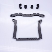 2.0mm 탄소 섬유 자체 제작 부품 tamiya mini 4wd 자동차 경주 324 store 용 ms ma 섀시 용 전면 랜턴 질량 댐퍼 플레이트 부품 14세 이상 미니카, 없음