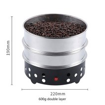 커피 로스팅 볶는 기계 AY698 전기 커피콩 쿨러 220V 45W 가정용 로스터 600g 350g 냉각 라디에이터 필터, [03] 한국플러그, [02] 600g
