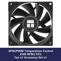 케이스 쿨러 쿨링팬 Thermalright TL-9015R CPU 무소음 냉각 팬 90mm 초박형 컴퓨터 케이스 2700PWM 속도, 02 TL-C9B_01 없음 RGB_01 기타
