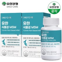 유한양행 유한 식물성MSM 240정X2개 (4개월분)