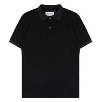 메종 마르지엘라 22SS S51GL0033 S23731 511 여성 로고 자수 PK 셔츠 블랙 S51GL0033S23731511