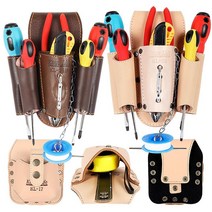 목공 도구수납용 가죽 공구주머니 남편선물 전공벨트, 1개