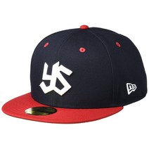 [뉴에라] 캡 NPB Classic 59FIFTY 도쿄 야쿠르트 스왈로즈 네이비스칼렛 61.5 cm