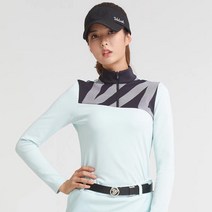[볼빅] 여성 프린트 반집업 티셔츠 VLTSKA07_LM