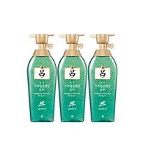 [ 조 은 마 켓 ] 두 피 정 화 피 지 케 어 딥 클 렌 징 려 청 아 두 피 딥 클 렌 징 샴 푸 500ml, 3개