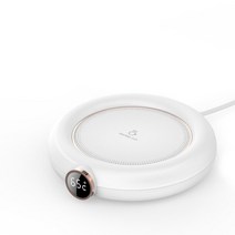 캠핑용온풍기 캠핑용히터 무선히터 cup warm heating pad usb dc 5v 일정한 온도 코스터 3 기어 디지털 디스플레이 조정 timing heater for, 하얀, 하얀
