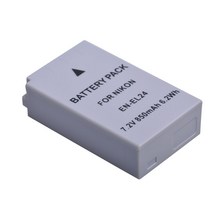 EN-EL24 EN Nikon J5 DL8-50 DL24-85 디지털 카메라 용 충전식 리튬 이온 배터리, 0 battery