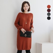 김여사 슬런 보트넥 니트 원피스 엄마옷/마담옷/중년여성/40대/50대
