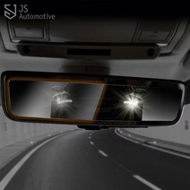 JS automotive 올뉴모닝 야간운전 후방 라이트차단 백미러 보호필름 비산방지 보호스티커 패널 실내 드레스업, 1P 한세트, 1개
