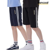 팬콧 팬콧 3color 아동 주니어 트랙로고 5부 반바지 티셔츠 PA22BSP01