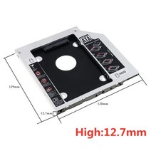 cd롬 리더기 씨디룸 DVD 플레이어 ODD 뜨거운 9.5mm 12.7mm 알루미늄 두 번째 두 번째 HDD 캐디 9.5mm 사타 3.0 옵티베이 2.53939 ssd 237