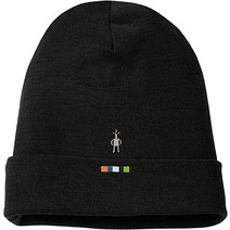Smartwool 스마트울 리드 로고 메리노 울 비니 블랙 M 2중 니트 겨울 모자 스키 러닝 등산 및 액티비티용 땀 흡수 얼룩 방지 소재 (1FM), Medium, Capri