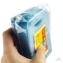 명찰비닐 50개 투명비닐명찰 단체명찰 비닐명찰홀더