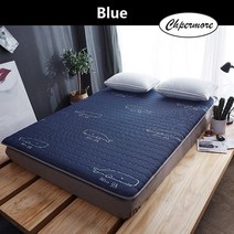 숙면 매트리스 토퍼 바닥 딱딱한 자취 1인 2인 원룸 푹신한 수면 기절 접이식새로운 라텍스 메모리 침대보 킹 퀸 사이즈 71