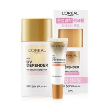 로레알 유브이 디펜더 톤업 선크림 50ml 브라이트&클리어31848593, 단일옵션