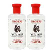 세이어스 위치 하젤 알코올 프리 토너 로즈 페탈, 355ml, 2개입