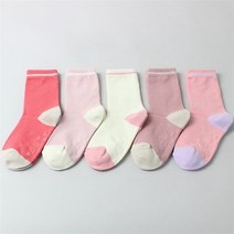 주크 J요나 중목 5켤레 유아양말 아기양말 신생아양말 유아동 남아양말 여아양말 양말세트