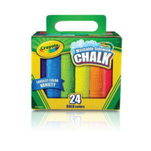 크레욜라 워셔블 수성 분필 야외용 536214, 24색, 3세트