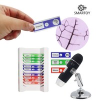 스마토이 USB 전자현미경 1000배, 현미경 프레파라트 12종, 1개