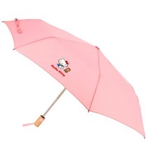 산리오우산 접기펴기완전자동 헬로키티 귀여운 캐릭터 완자우산
