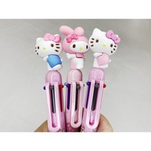 산리오 멜로디 키티 6색 볼펜 인기캐릭터 인기볼펜