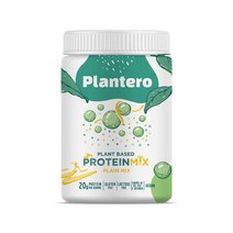 Plantero Plain Protein Isolate Blend ™ 슈퍼그린 믹스 비타민 0.4kg(0.8파운드) 13회 분량 단백질 20g 비건 식물 기반 락토스 프리 글루텐