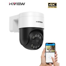 CCTV 보안 카메라 H.View-Cctv Poe Ip Ptz 5Mp 8mp 4K 돔 야외 오디오 비디오 감시 Nvr 시스템 Xmeye, [02] 8MP