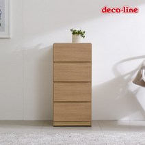 데코라인 끌라 400 4단 서랍장, 오크