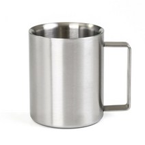 스텐락 국내산 올스텐 304 이중 머그컵 340ML/500ML 스테인레스 이중컵 캠핑컵, 머그컵 500ML