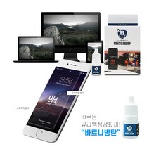 EGS 스마트폰 유리액정 강화제 바르니방탄, 1set