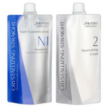 시세이도 매직약 스트레이트 셀프 남자 다운펌 크리스탈라이징 대용량 400g N-1 크림 11203684, EX-1_에멀전