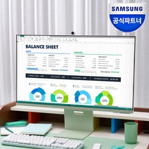삼성 스마트 모니터 M8 80cm S32BM80G 스프링 그린 UHD 4K 웹캠 마이크 내장, LS32BM80GUKXKR