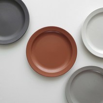 포홈 모던무광 접시7호 플레이트 4color, 다크그레이